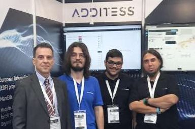 Part of the ADDITESS team in our Booth at DEFEA 2023