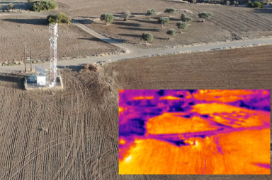 A day in the field with our UAV